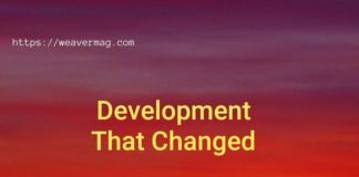 “Development That Changed the world”