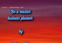 Be a Master Business Planner