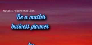 Be a Master Business Planner