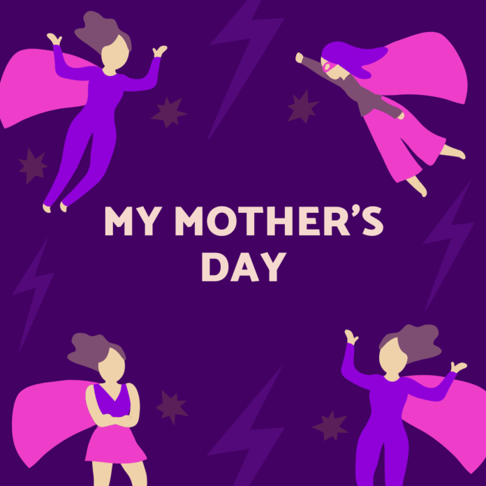 Pink and Violet Illustration International Women's Day Instagram Post