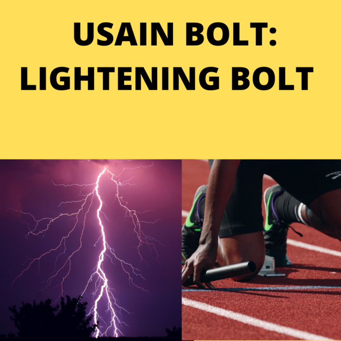 USAIN BOLT LIGHTENING BOLT