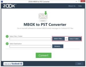 mbox to pst