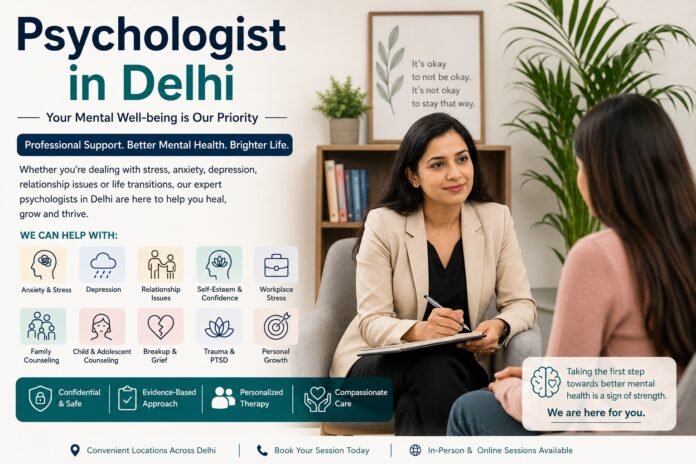 Psychologist in Delhi