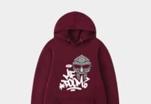 MF DOOM Merch for Men & Women: A Complete Buying Guide MF DOOM Maroon Graffiti Logo & Mask Hoodie